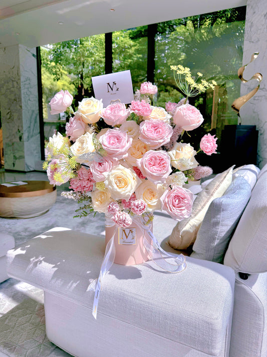 Kathryn - Pink & White Ecuadorian Roses