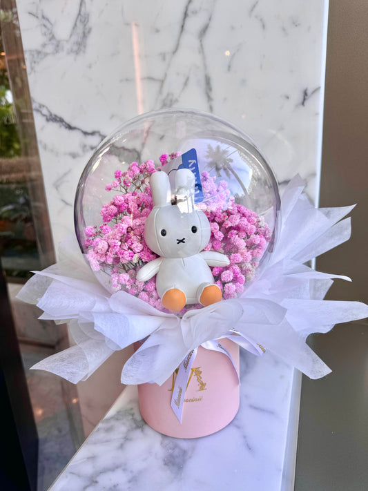 Lovely Miffy Baby’s Breath Flower Box