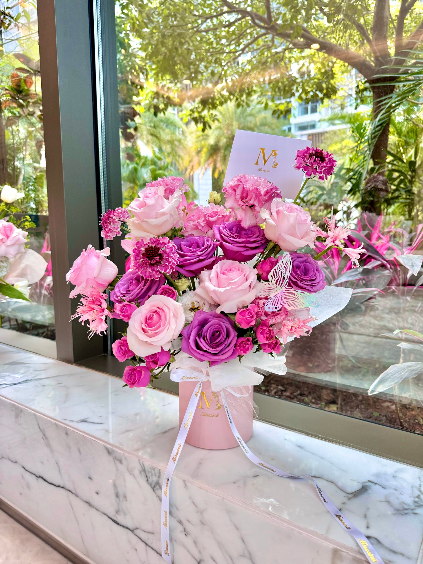 Stella - Pink & Purple Ecuadorian Roses