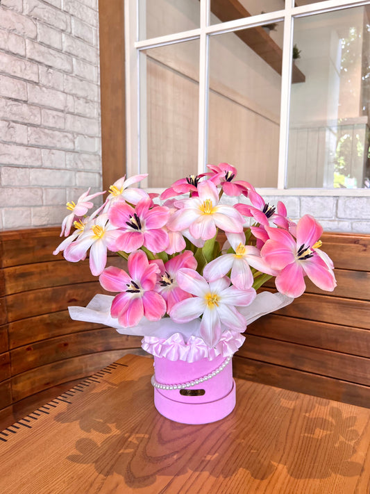 Charlotte - Pink Tulip Bouquet